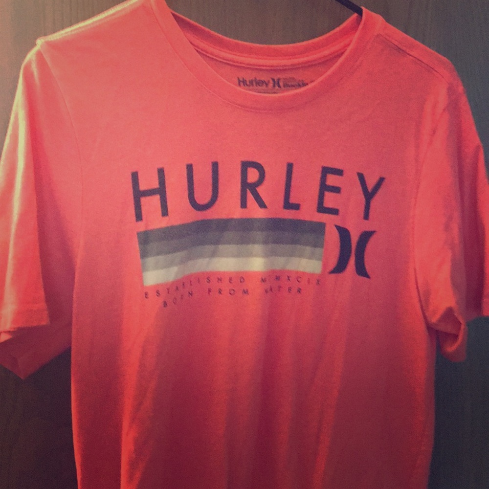 Orange Hurley Tee